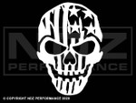 2041 - US Flag Skull