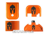 NDZ Mag Plate, GMR Plus, Rear Slide Plate, Grip Frame Plug Kit For Glock GEN 4 9MM in Orange (*LZ)