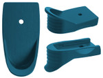 NDZ Blue Magazine Plate Finger Extension Textured for Smith & Wesson Shield .45 6RD - All Angles