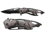 TAC-FORCE TF-705FC Skeleton 3.25" Spring Assisted Folding Pocket Knife - All Angles Side