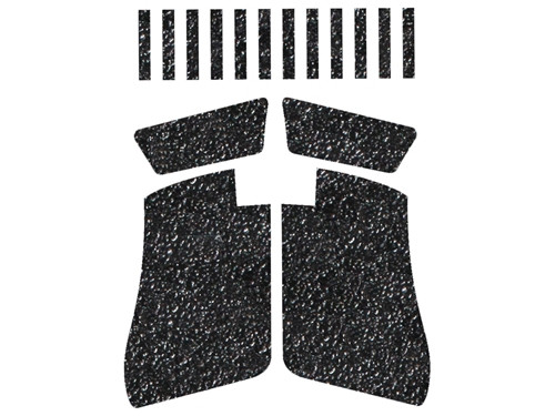 NDZ Textured Pistol Grip for Glock 42 - Black Granulate - Complete Kit