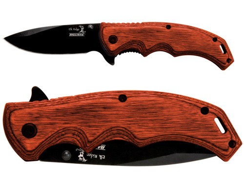 Elkridge 3.5" Spring Assisted Folding Pocket Knife ER-A004BW - All Angles