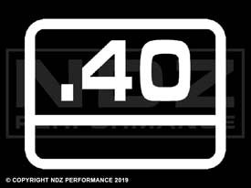 193 - .40 G Logo