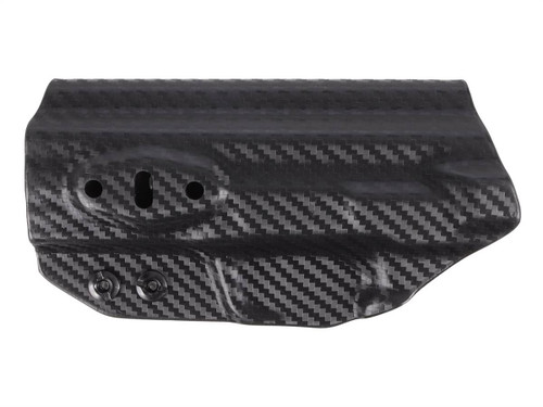 Concealment Express Smith & Wesson Shield 9EZ 9mm IWB Tuckable Ambidextrous Kydex Holster Carbon Fiber - Right Side View