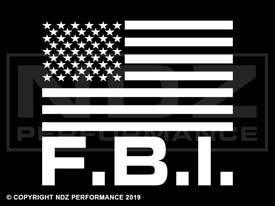 1461 - US Flag Federal Bureau Of Investigations Fbi