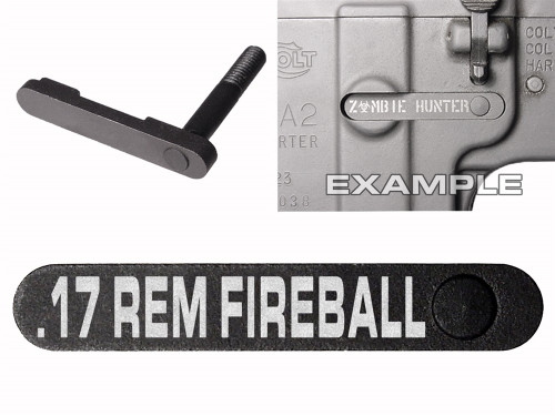 NDZ for AR-15 SW 15-22 Black Magazine Catch 17 REM FIREBALL