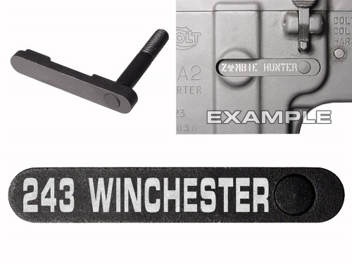 NDZ for AR-15 SW 15-22 Black Magazine Catch 243 WINCHESTER