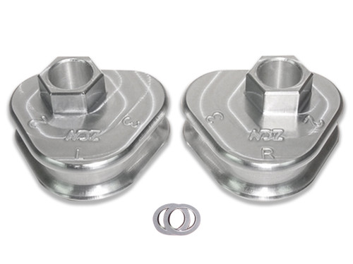 NDZ Performance Silver Suspension Adjuster Block 3 Position for Polaris - Complete Kit