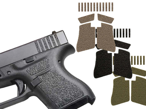 NDZ Glock 43 Granulate Textured Pistol Grip - Multiple Variations