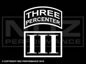 667 - 3 Percenter Banner Patch