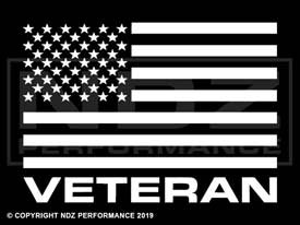 537 - US Flag Veteran Text
