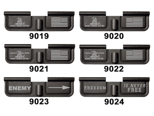 NDZ 308 AR-10 Ejection Port Dust Cover BLK - Lasered (15) You're