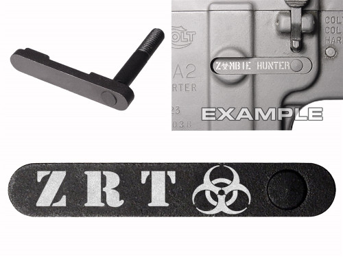 NDZ AR-15 SW 15-22 Black Magazine Catch Zombie Response Team
