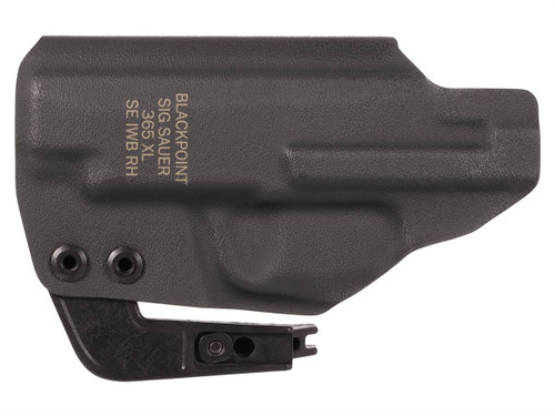 Black Point Sig Sauer P365XL IWB Appendix Carry RH Holster - Front View