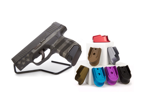 NDZ Magazine Base Plate with Finger Extension for Sig Sauer P365 .380 ACP - Multiple Colors
