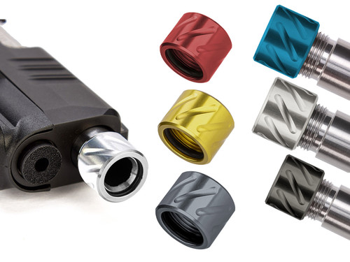 NDZ Thread Protector for 1/2x28 Thread size, Twist - Multiple Colors