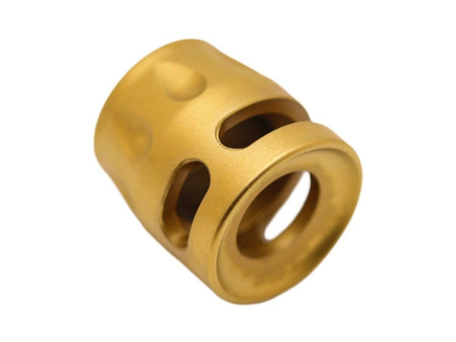 True Precision Micro Compensator 9MM 1/2x28, Gold