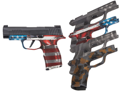 Sig Sauer P365 XL Grip Module with Cerakote Pattern - Multiple Variations