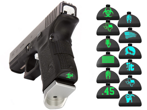 NDZ Glock Gen 1-3 Grip Plug, Glow in the Dark - Multiple Variations
