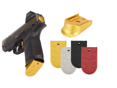NDZ Sig Sauer P365XL Magazine Plate with Finger Extension, Aspis Cut - Multiple Colors