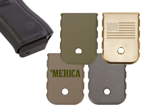 NDZ Glock Gen 1-5 Magazine Floor Plate Heavyweight Brass - Main Image