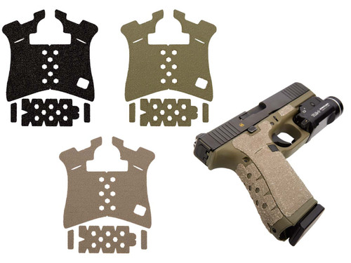 NDZ Glock 17 Gen 5 Pro Wrap Around Decal Grip - Multiple Colors