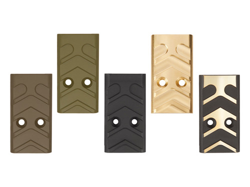 NDZ for Glock Gen 4-5 & Crossover MOS Optic Cover Plate Brass, Aspis Cut - Multiple Variations