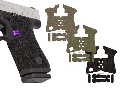 NDZ Glock 43X, 48 Pro Wrap Around Decal Grip - Multiple Variations