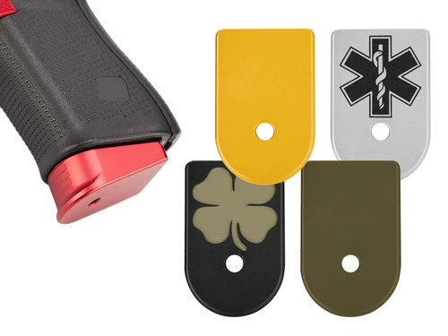 NDZ for Glock V-Series Magazine Floor Plate with Finger Extension - Multiple Variations