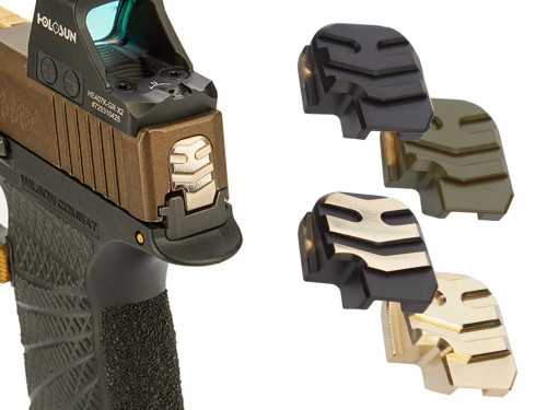 NDZ for Sig P365 Series Brass Rear Plate, Aspis Cut - Multiple Variations