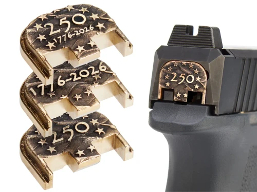 NDZ Ruger RXM USA 250th Anniversary Rear Plates, Brass - Multiple Variations