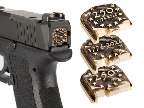 NDZ PSA Dagger Micro USA 250th Anniversary Rear Plates, Brass - Multiple Variations