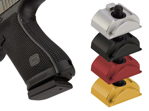 NDZ Grip Plug AL9 for Glock Gen 6, With Backstrap Installed - Multiple Variations