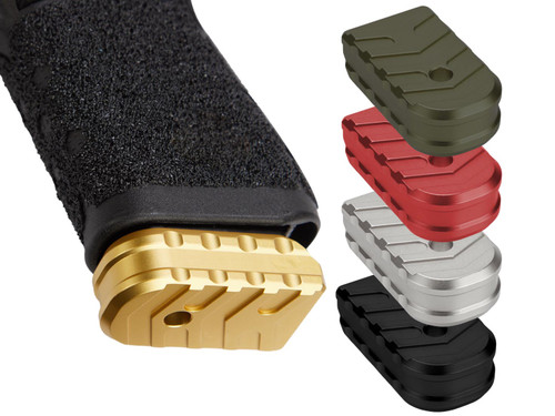 NDZ for Glock 43X 48 Extended Magazine Base Plate 15 Round Metal Magazines, Aspis Cut - Multiple Variations