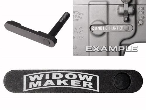 NDZ for AR-15 SW 15-22 Black Magazine Catch 069 Banner widow maker