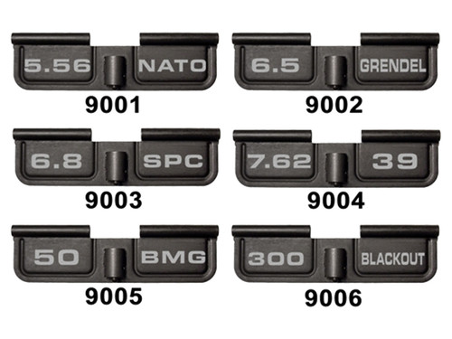 NDZ AR Ejection Port Dust Cover Black - Lasered (01) 5.56 NATO & More