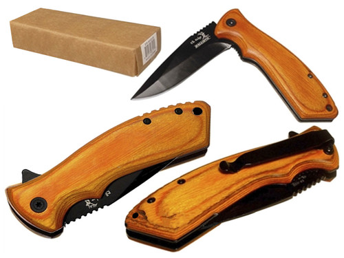 Elkridge 3.25" Spring Assisted Folding Pocket Knife ER-A002LB - All Angles