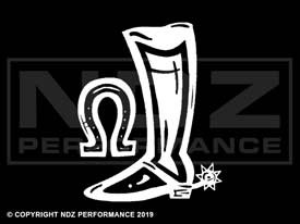 704 - Cowboy Boot and Horseshoe