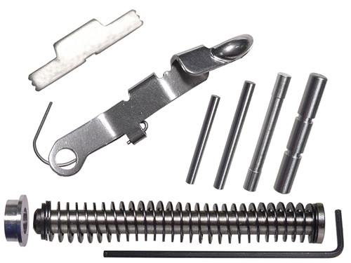 NDZ Guide Rod, Pins, Slide Lock Lever, Ghost Bullet for Glock GEN 4 20 20SF 21 21SF - Complete Kit
