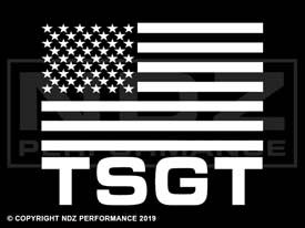 1578 - US Flag TECHNICAL SERGEANT