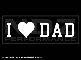 1597 - Fathers Day I Heart Dad Solid