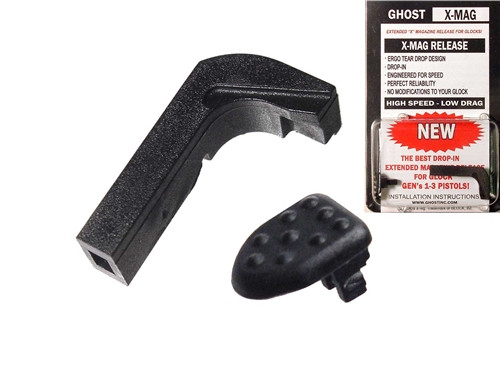 Ghost GEN 1-3 X-Mag Extended Magazine Release for Glock
