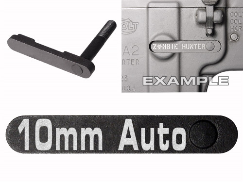 NDZ for AR-15 SW 15-22 Black Magazine Catch 10mm Auto