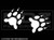 677 - Bear Paw Prints Solid