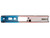 NDZ43 T.R.O.I. Slide Upgrade For Glock 43 43X in Battle Worn Red White & Blue US Flag Cerakote - Bottom View