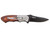 TAC-FORCE TF-468 3" Spring Assisted Pocket Knife Wood - Right Side View