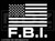 1461 - US Flag Federal Bureau Of Investigations Fbi