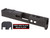 NDZ26 T.R.O.I. Slide Upgrade For Glock 26 GEN 1-4 With RMR Cut And Plate Armor Black Cerakote - Angled View Right