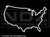 756 - United States Country Outline