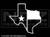 499 - Texas State Border Outline Flag